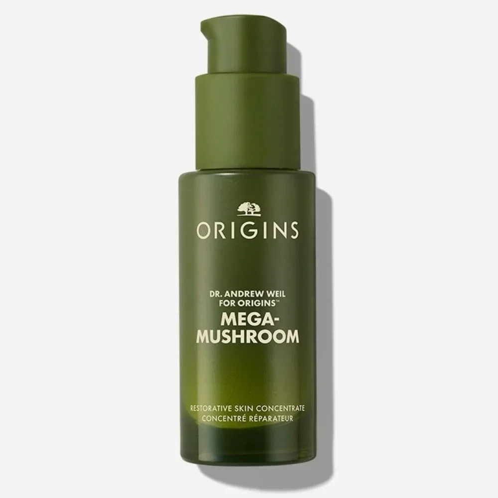 Origins Dr Weil Mega Mushroom Restorative Skin Concentrate 1oz New in Box